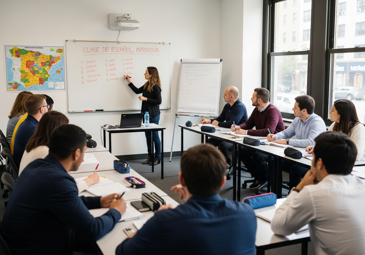 Clase de español intensiva